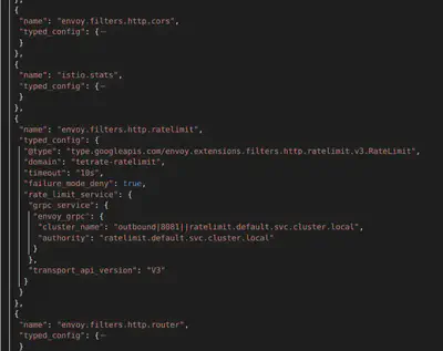 Envoy HTTP 速率限制过滤器