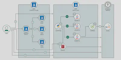 IStio 部署和使用流程图