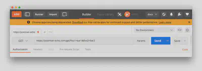 Postman Chrome App