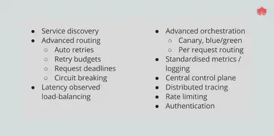 图 1.2 Istio 功能